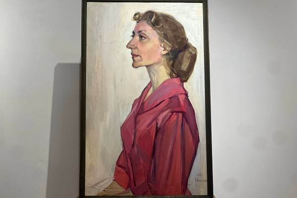 Раиса Москаленко, Портрет искусствоведа М.И. Луневой, 1961 год